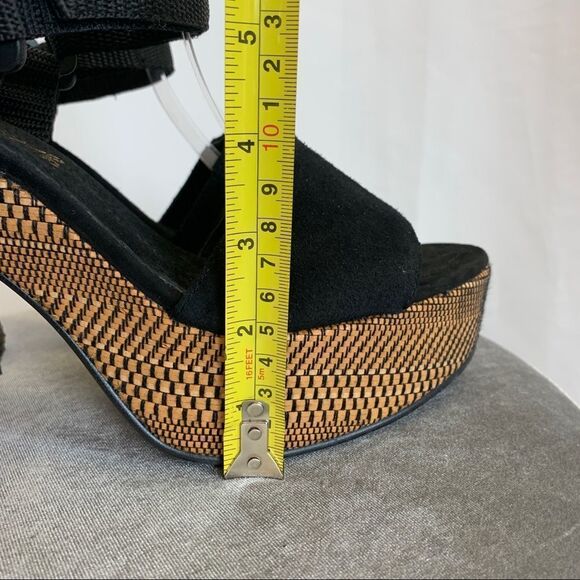 Free People Sport Society Platform Sandals black Sz 41🔥 - Picture 11 of 14